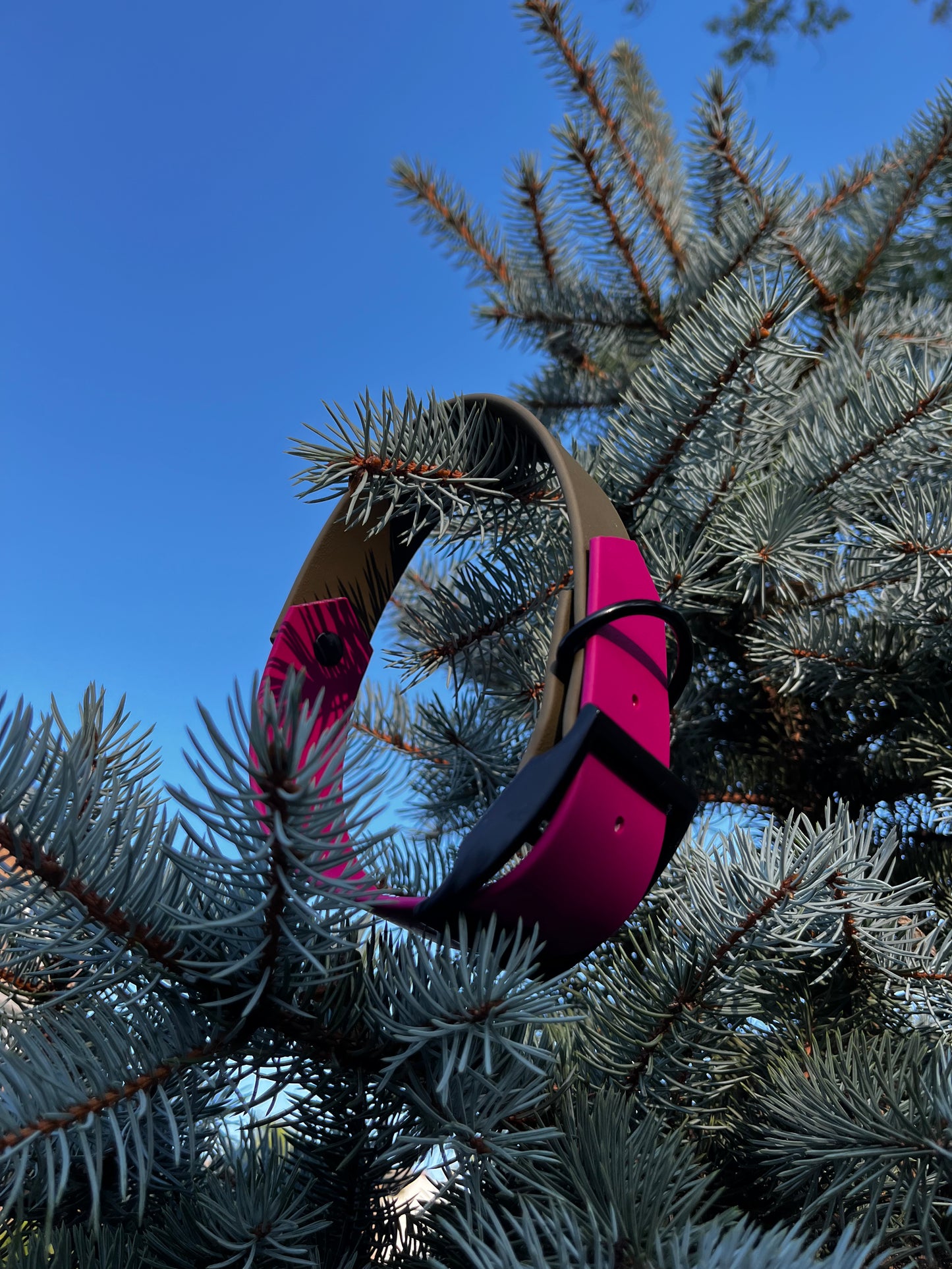 VALAR | 16 à 21" | magenta et olive - ✹Oromë✹ accessoires sur-mesure pour chiens