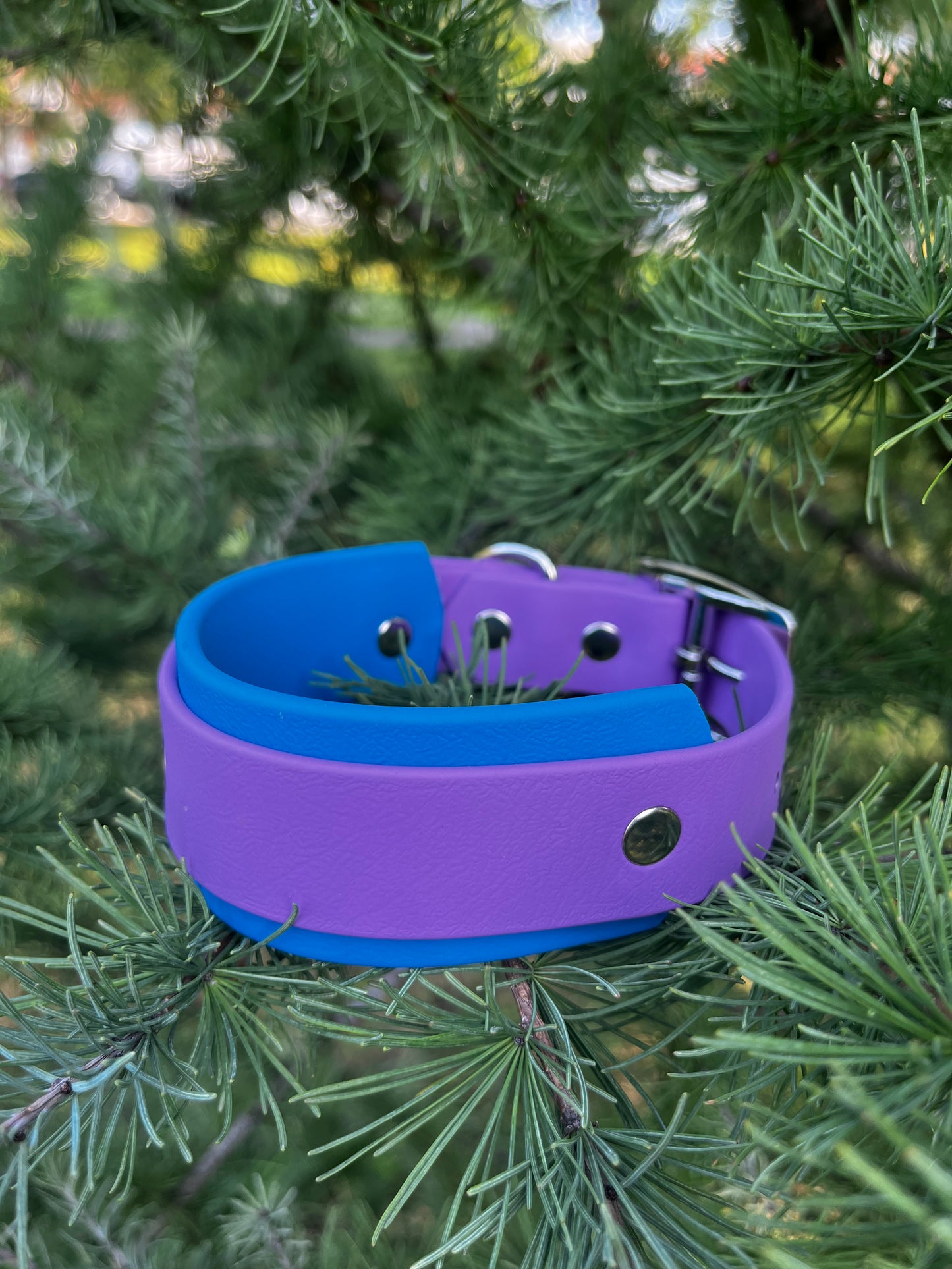 ARDA | 10 à 14" | mauve et bleu ciel - ✹Oromë✹ accessoires sur-mesure pour chiens