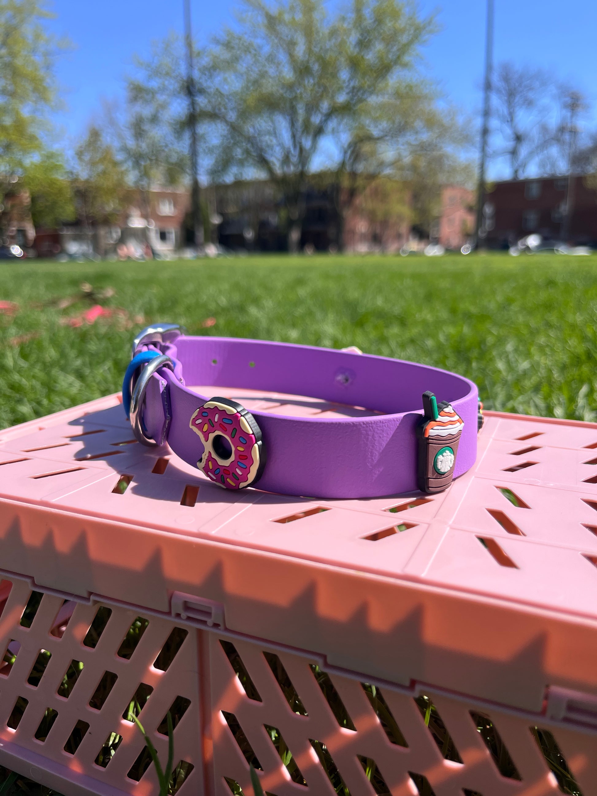 VALAR | 14 à 17" | mauve - ✹Oromë✹ accessoires sur-mesure pour chiens